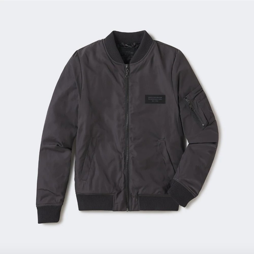 *SOLD* SpaceX Women's Bomber jacket in Grey